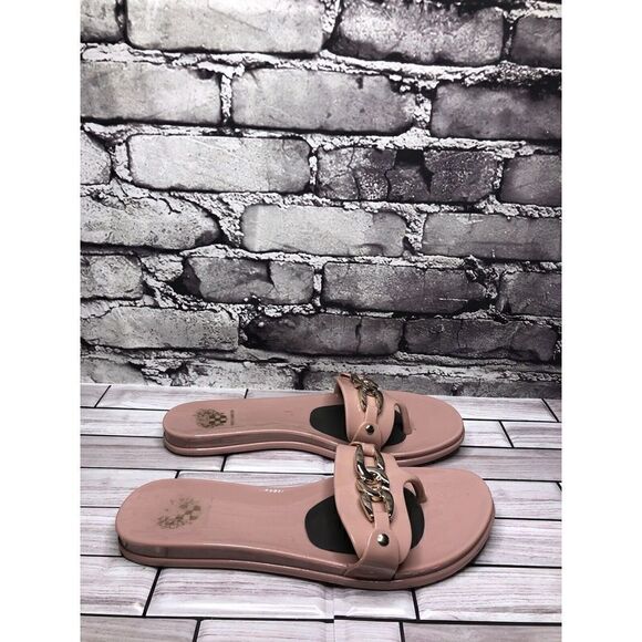Vince Camuto Evolet Blush Rose Jelly Rubber Thong Sandals Women’s Sz 8M US/39EU - Picture 6 of 16